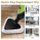 6 Pack Microfiber Replacement Pads for H2o Steam Mop Cleaning 5