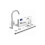 Single Cold Use Stainless Steel Kitchen Faucet for Cold Water 5