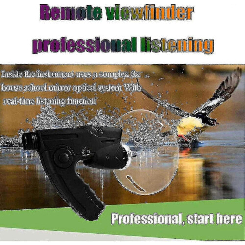 Bionic Ear X8 Directional Parabolic Microphone Monocular for Long Distance Bird Watching 2
