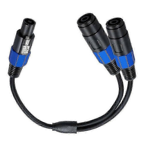 2-poliger Adapter (1 Stecker auf 2 Buchsen)  Lautsprecherkabel 2