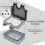 Double Outdoor Waterproof Electrical Socket IP66 Wall Socket for Garden Use 3