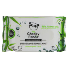 {AISLE C} The Cheeky Panda | Facial Wipes Unscented - 25 Wipes per pack | 1 x 1 pack