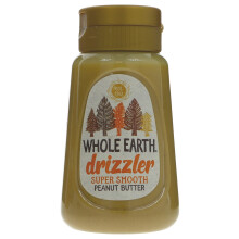 Drizzler Original Roasted Peanut Butter, Super Smooth Squeezy Runny Nutty Spread Made with 100% Peanuts, All Natural Ingredients, No Added Sugar,