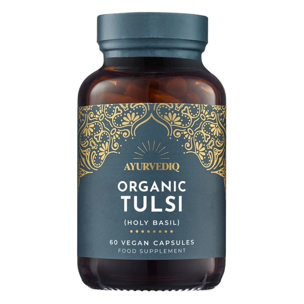 Ayurvediq Wellness Tulsi (Holy Basil) Capsules 60 Capsules - Image 6
