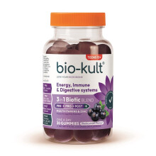 {Aisle K} Bio-Kult | 3-in-1 Biotic Blend Gummies for Teens. Blackcurrant Flavour. | 1 x 30gummies