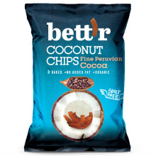 {Aisle E} Bettr | Coconut Chips with Cacao Organic Vegan Gluten Free | 1 x 40g
