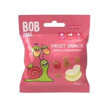 BOB SNAIL Przekąska jabłko truskawka 20 g