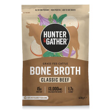 {Aisle E} Hunter and Gather | Bone Broth Classic Beef | 1 x 400g