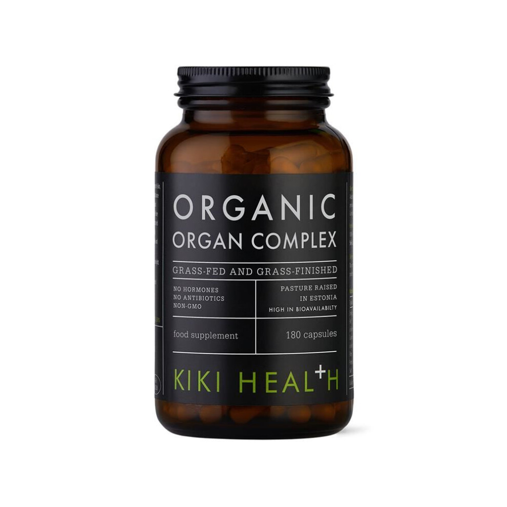 Kiki Health {Aisle K} | Organic Beef Organ Complex - 180 Vegicaps | 1 X 180 Capsule