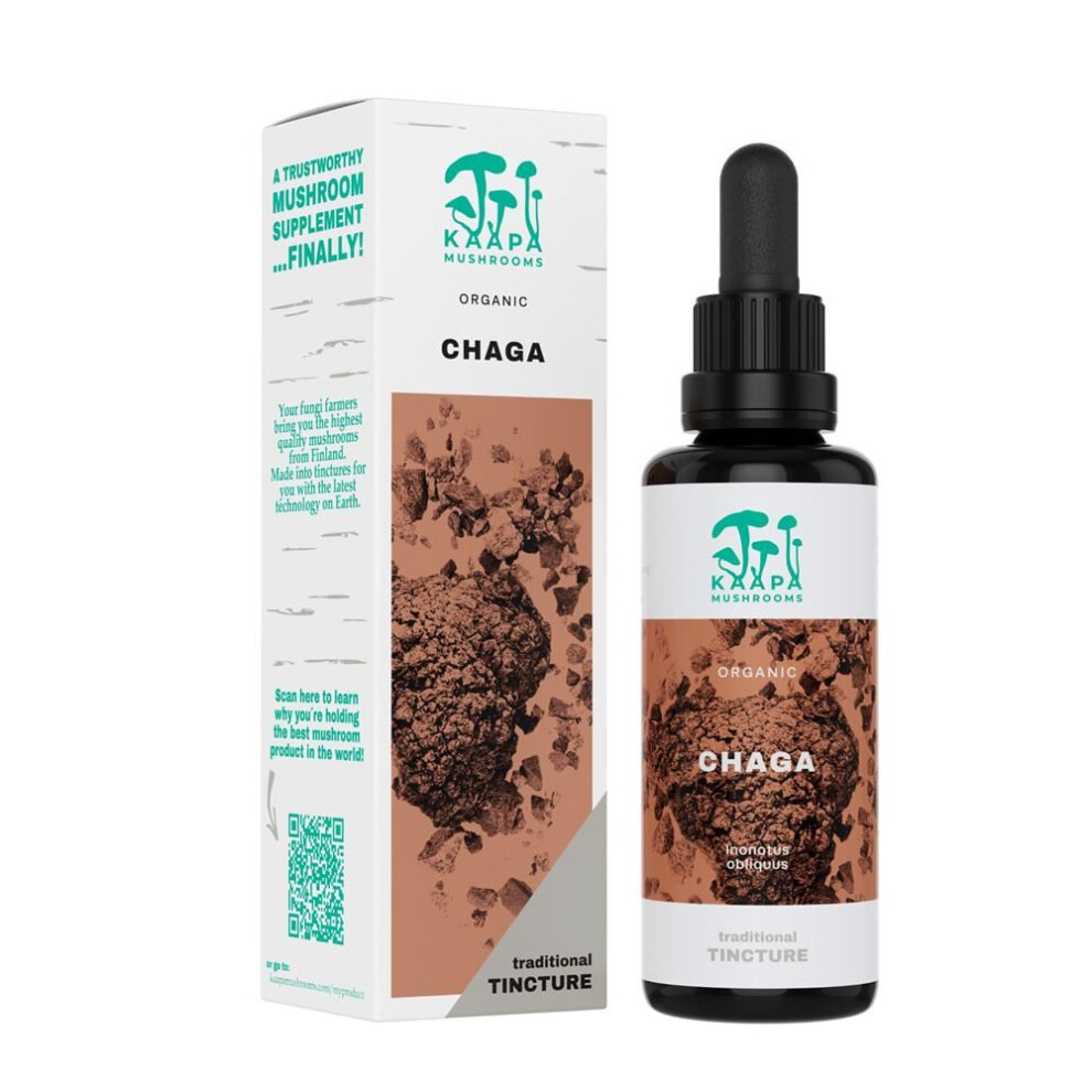 Kaapa Mushrooms {Aisle K} | Chaga Mushroom Organic Extract Tincture | 1 X 50Ml
