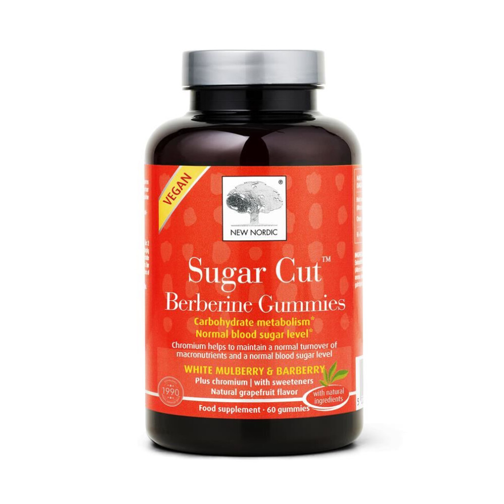 New Nordic {Aisle K} | Sugar Cut Berberine | 1 X 60Gummies