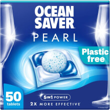 {Aisle C} OceanSaver | Plastic Free Eco Dishwasher Tabs PEARL | 1 x 50 tablet