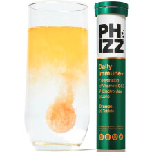 {Aisle K} Phizz | Daily Immune+ Orange Effervescent | 1 x 20 tablet