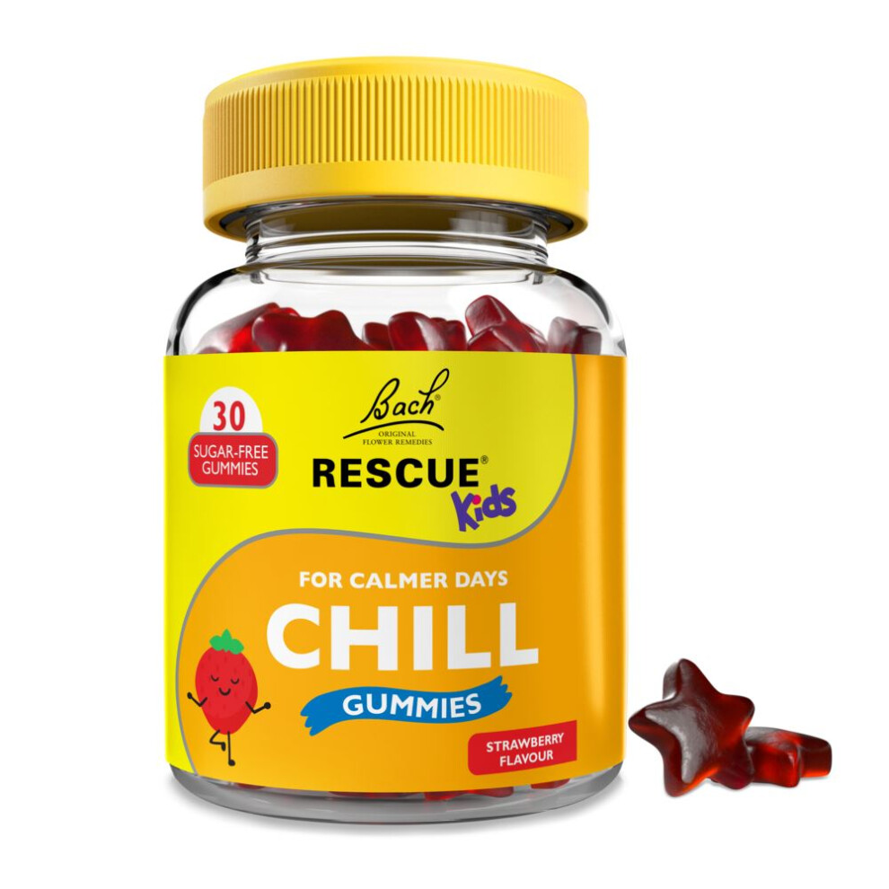 Rescue Kids Chill Gummies Strawberry Flavoured 30 gummies - Image 3