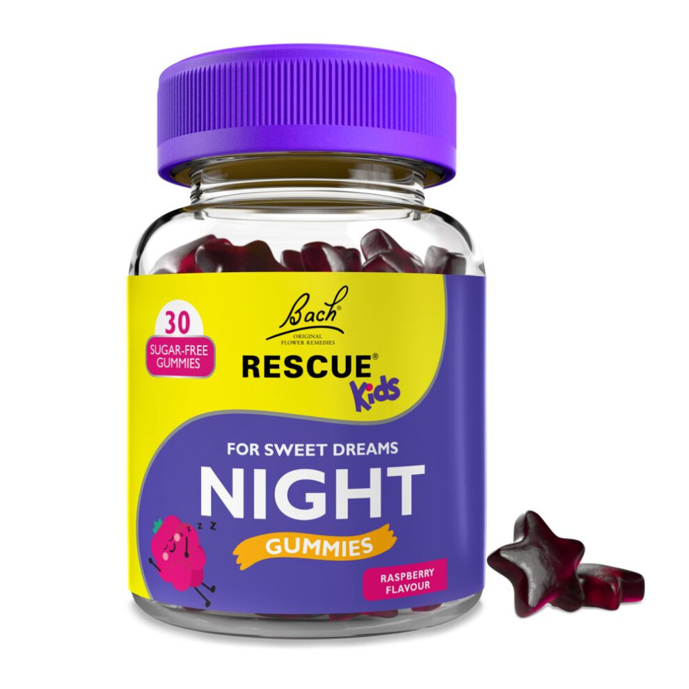 Rescue Remedy Kids Night Gummies Raspberry 30 Gummies Lloyds Pharmacy - Image 3