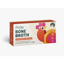 {Aisle E} Freja | Instant Bone Broth box of 4 x 15g Sachet - Chicken | 1 x 1 box