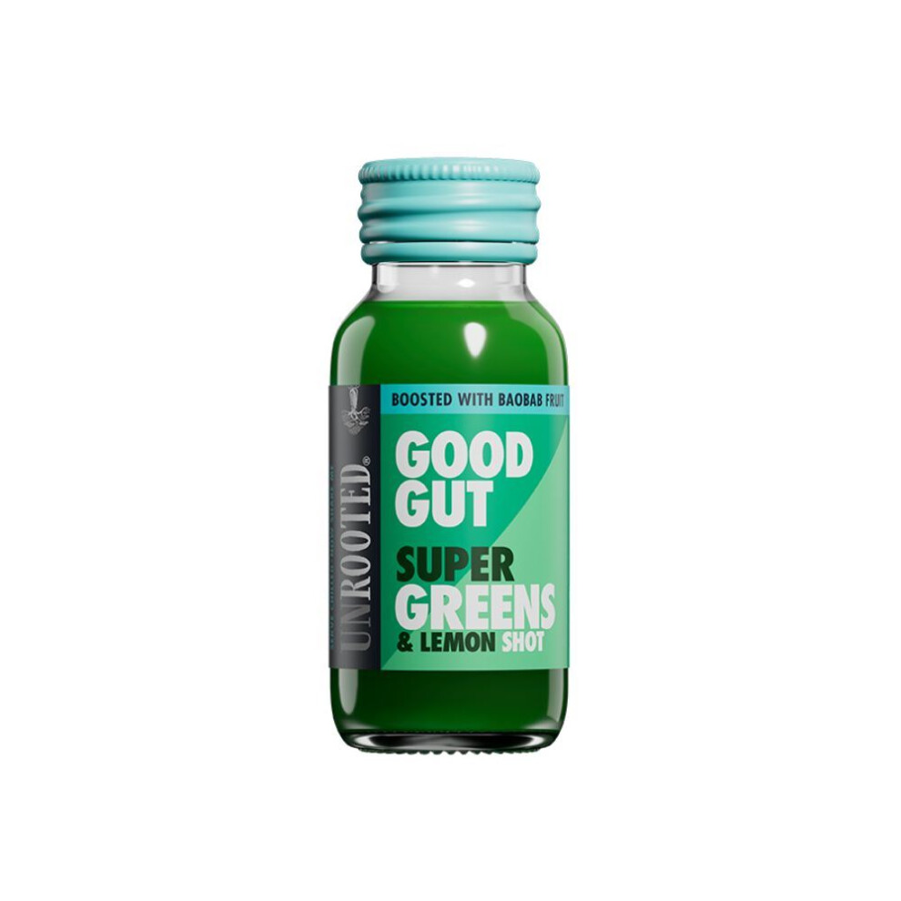 Unrooted Green Good Gut Super S & Lemon Shot 60Ml - Image 6