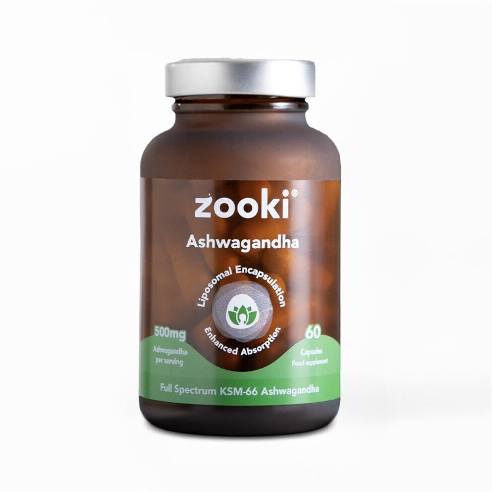 Zooki Ashwagandha Ksm-66 Capsules 1 Month Supply - Image 4