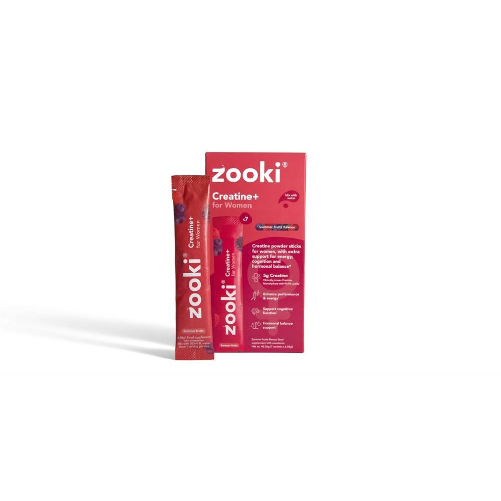 Yourzooki {Aisle K} | Creatine+ For Women Powder Sachets Summer Fruits | 1 X 7 Sachet