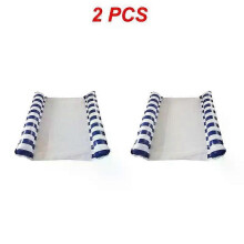 (Style A 2pcs) 1/2PCS Inflatable Durable Versatile Pvc Summer Swimming Pool Pool Lounger Summer Beach Accessory Floating Row Comfortable