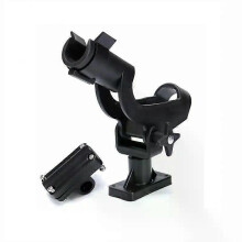 (RH50) Adjustable Kayak Boat Fishing Rod Holder Support Tools Pole Mount Angle Bracket Rotating Fishing Rods Support Tool Accessories