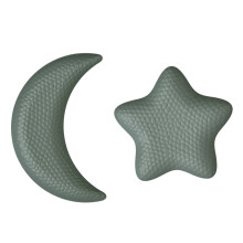 Eid Mubarak Moon Star Plate Tray Ramadans Serving Tray-grey S
