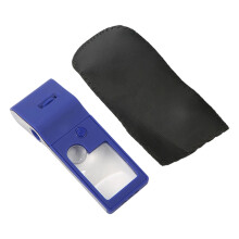 Vergrößerungsglas-Inspektionslupe Handlupe mit Licht zum-Blau