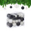 Christmas Tree Baubles Set, Black & White, Various Finishes 1