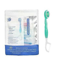 (Green tea flavor 26PCS) 10/26Pack Mini Disposable Toothbrushes 5-in-1 Portable Pre-Pasted Travel Toothbrush with Toothpaste