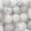 Christmas Tree Baubles Set, Silver & White, Various Finishes 5