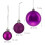 Christmas Tree Baubles Set, 76 Pieces, Plastic 4