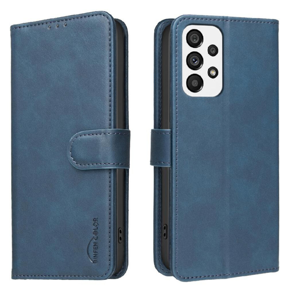 Wallet Case For Samsung Galaxy A33- Kickstand, Rfid Blocking, 3 Card Slots, Shockproof Tpu, Magnetic Convenient Kickstand Rfid Blocking Protection 764563376094