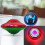 LED φως UFO Gyro Spinning παιχνίδι με μουσική, χαριτωμένο σχέδιο κινουμένων σχεδίων μίνι 1