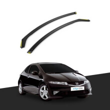 Honda Civic MK8 20052012 3 Door Hatchback Wind Deflectors 2pc Tinted
