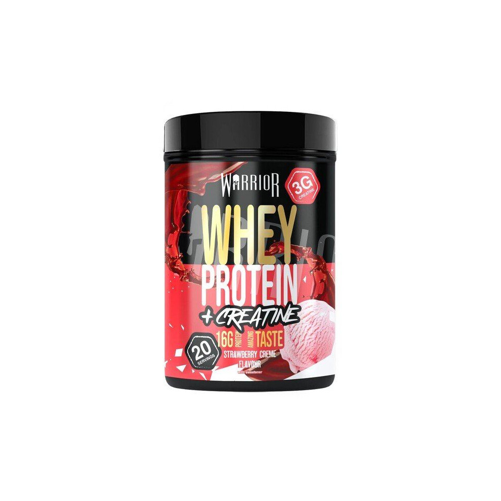 Warrior Supplements Men's Warrior Whey Protein Plus Creatine | 500G Tubs | 20 Servings - Image 4