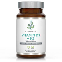 {Aisle K} Cytoplan | Vitamin D3 + K2 | 1 x 60 vcaps