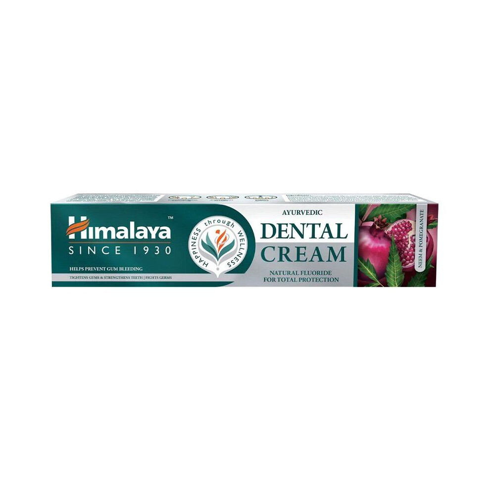 Himalaya Cream Ayurvedic Dental With Natural Fluoride - 100 Grams - Image 4
