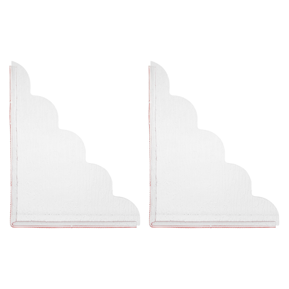 2Pcs Acrylic Tub Splash Guards For Bathroom And Shower Use 3751566625851