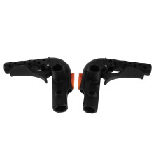 1Pair Ergonomic Wheelchair Hand Brake Lever Black Durable Replacement
