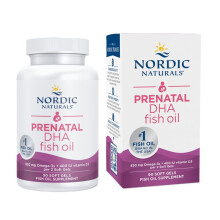 {Aisle K} Nordic Naturals | Prenatal DHA- 830mg Omega-3 + 400 IU D3 Unflavored | 1 x 90 softgels