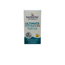 (120 softgels) Nordic Naturals Ultimate Omega-D3 - 1280mg Omega-3 + 1000 IU D3 - Lemon Softgels