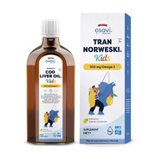 Osavi Tran Norweski Kids 500mg Omega 3 250ml o aromacie cytrynowym