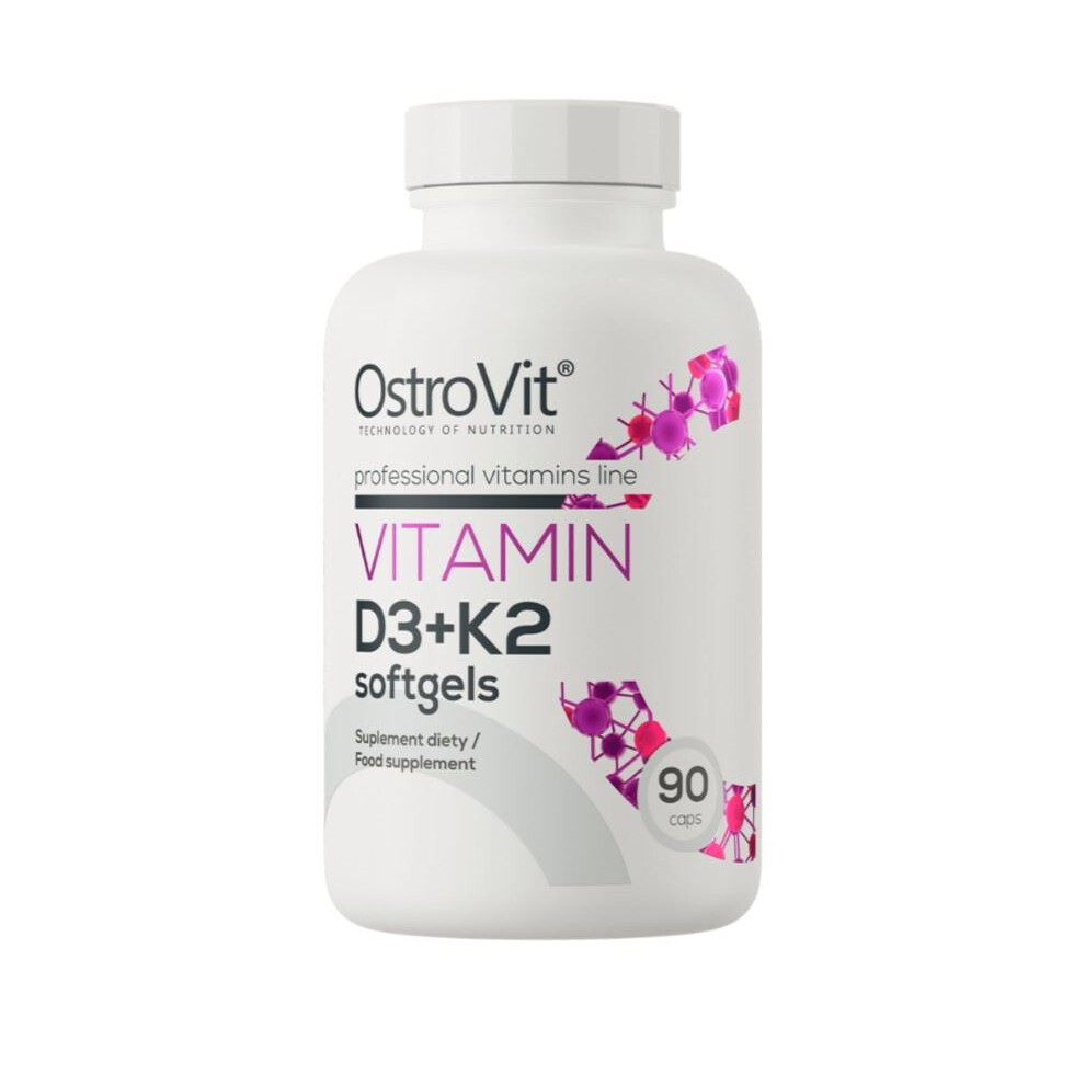 Ostrovit Vitamin D3 + K2 - 90 Softgels - Image 2
