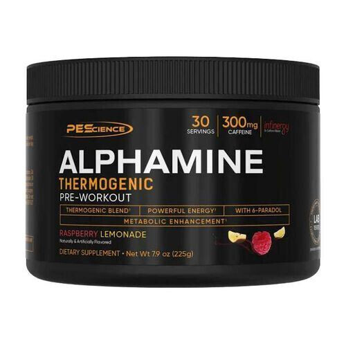 Alphamine, Raspberry Lemonade - 225 Grams