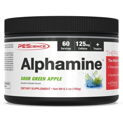 Alphamine, Sour Green Apple - 225 Grams
