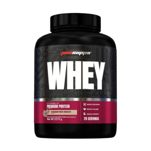 Whey, Strawberry White Chocolate - 2270 Grams