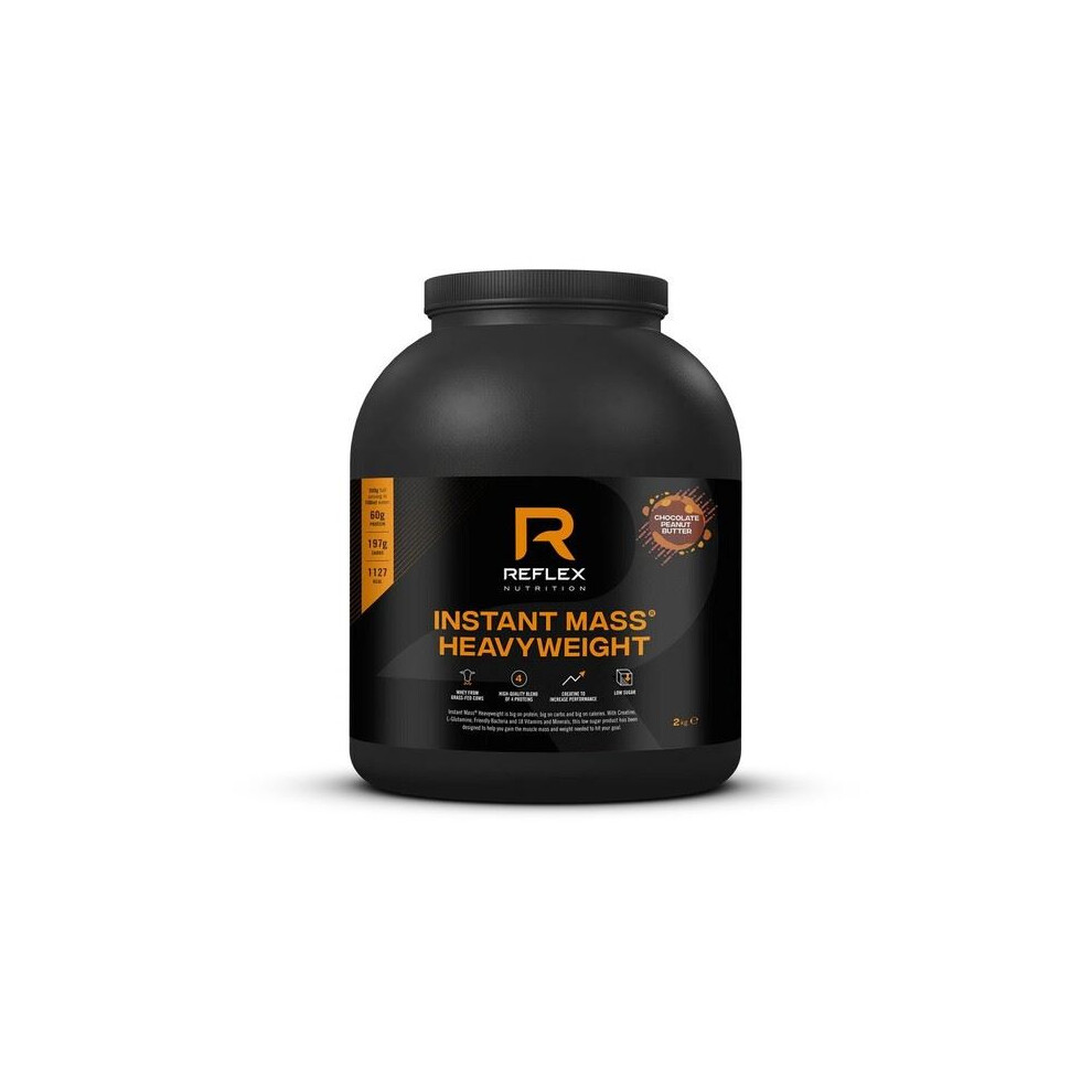 {Aisle K} Reflex Nutrition | Instant Mass Heavyweight- Chocolate Peanut Butter | 1 x 2000g