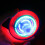 LED φως UFO Gyro Spinning παιχνίδι με μουσική, χαριτωμένο σχέδιο κινουμένων σχεδίων μίνι 7
