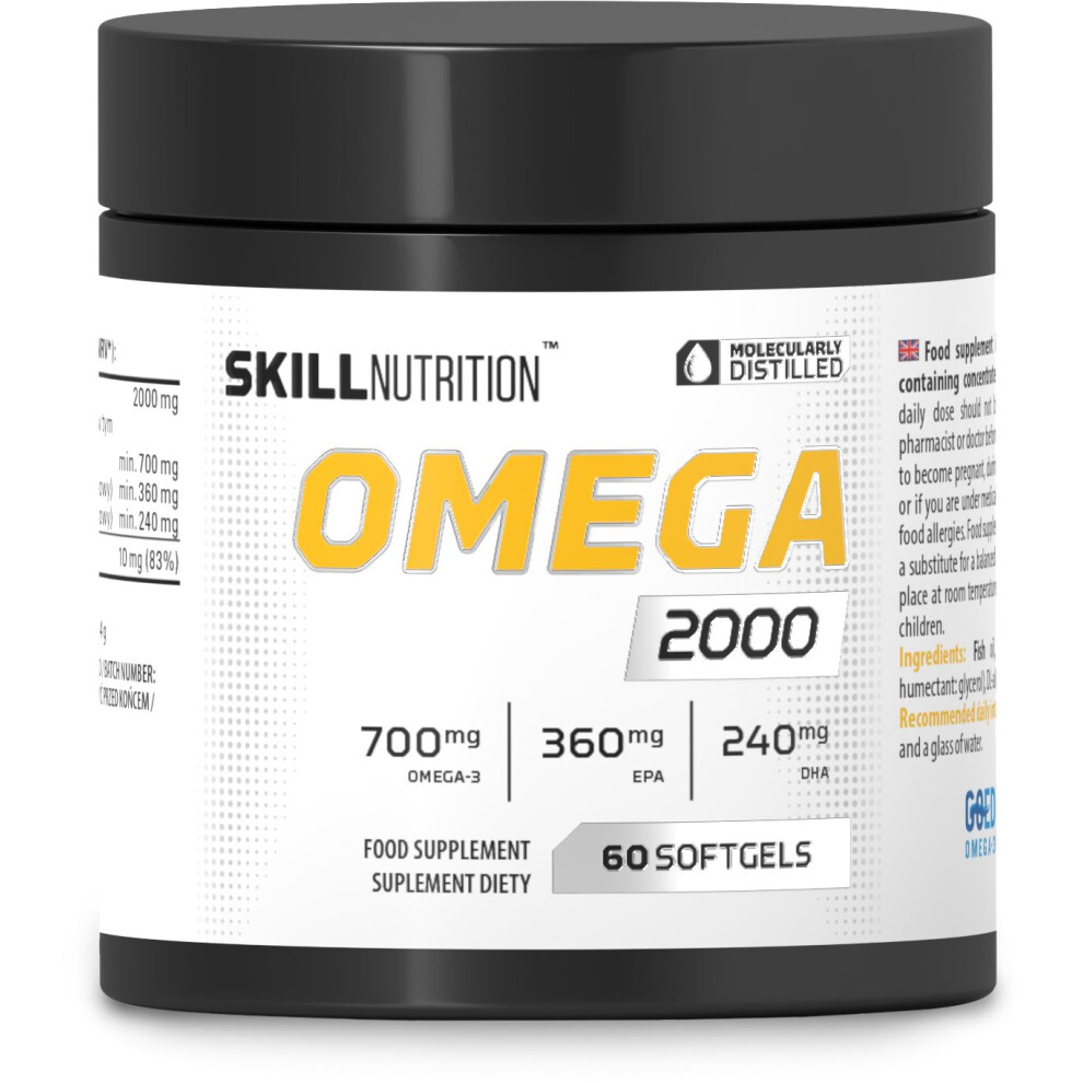 {Aisle K} Skill Nutrition | Omega 2000 | 1 x 60 softgels