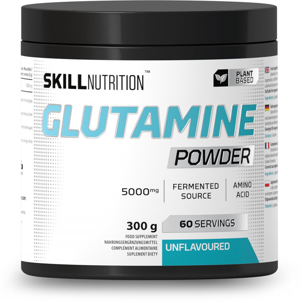 {Aisle K} Skill Nutrition | Glutamine Powder- Unflavoured | 1 x 300g